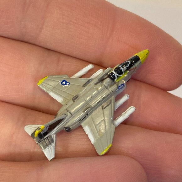 Micro Machines Military F-4 Phantom Fighter Aircraft Navy Galoob LGTI - Picture 3 of 8